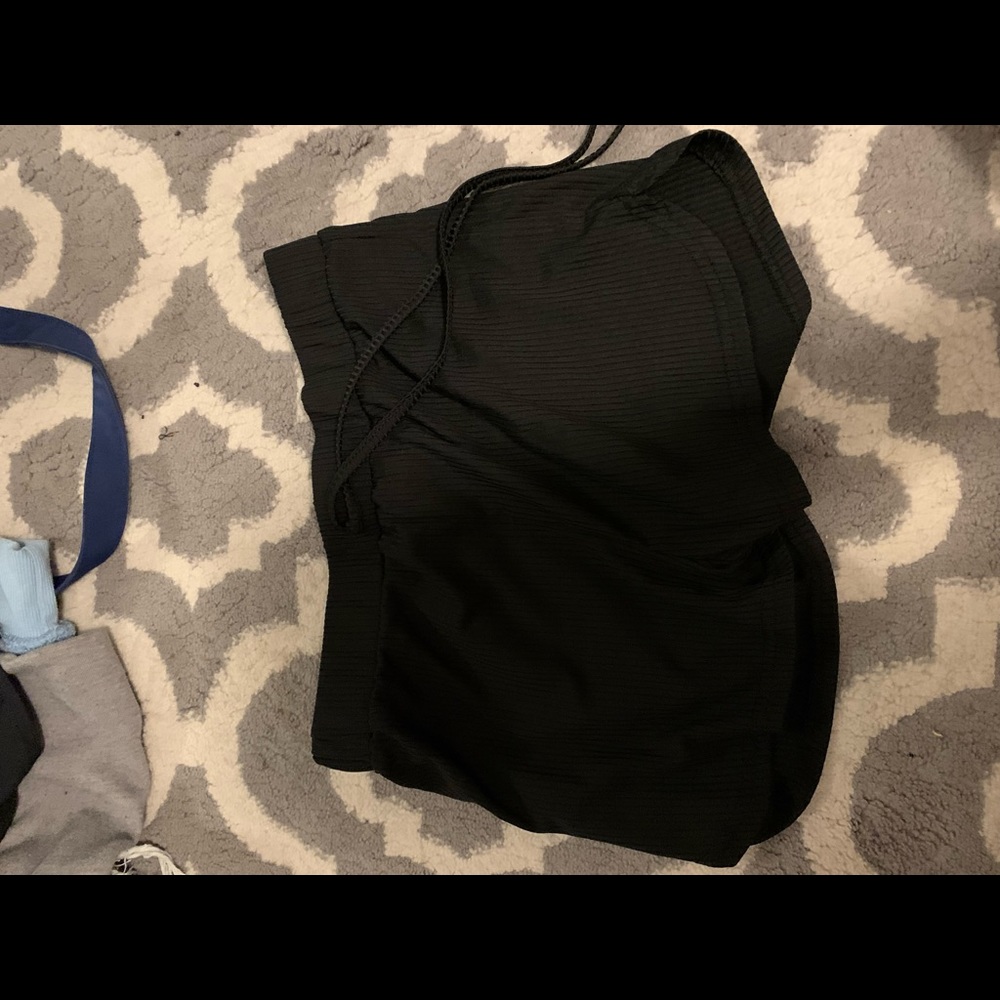 Black pajama shorts